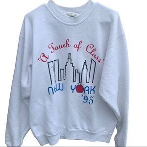 Vintage New York High School Choir Tour Class Trip 1995 Crewneck Sweatshirt